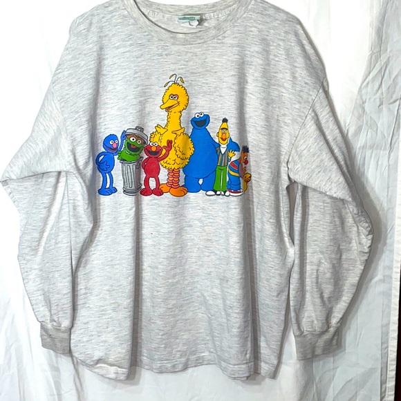 Sesame Street Other - Vintage Sesame Street Long Sleeve Graphic Tee